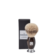 barberians copenhagen shaving brush super silvertip 2107 with box