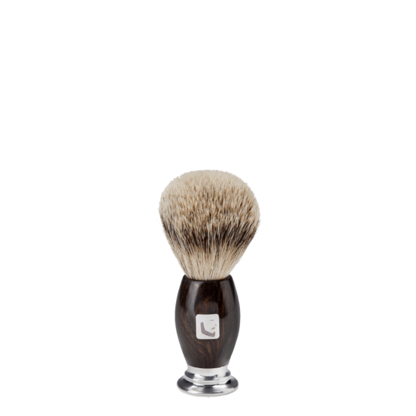 barberians copenhagen shaving brush super silvertip 2107